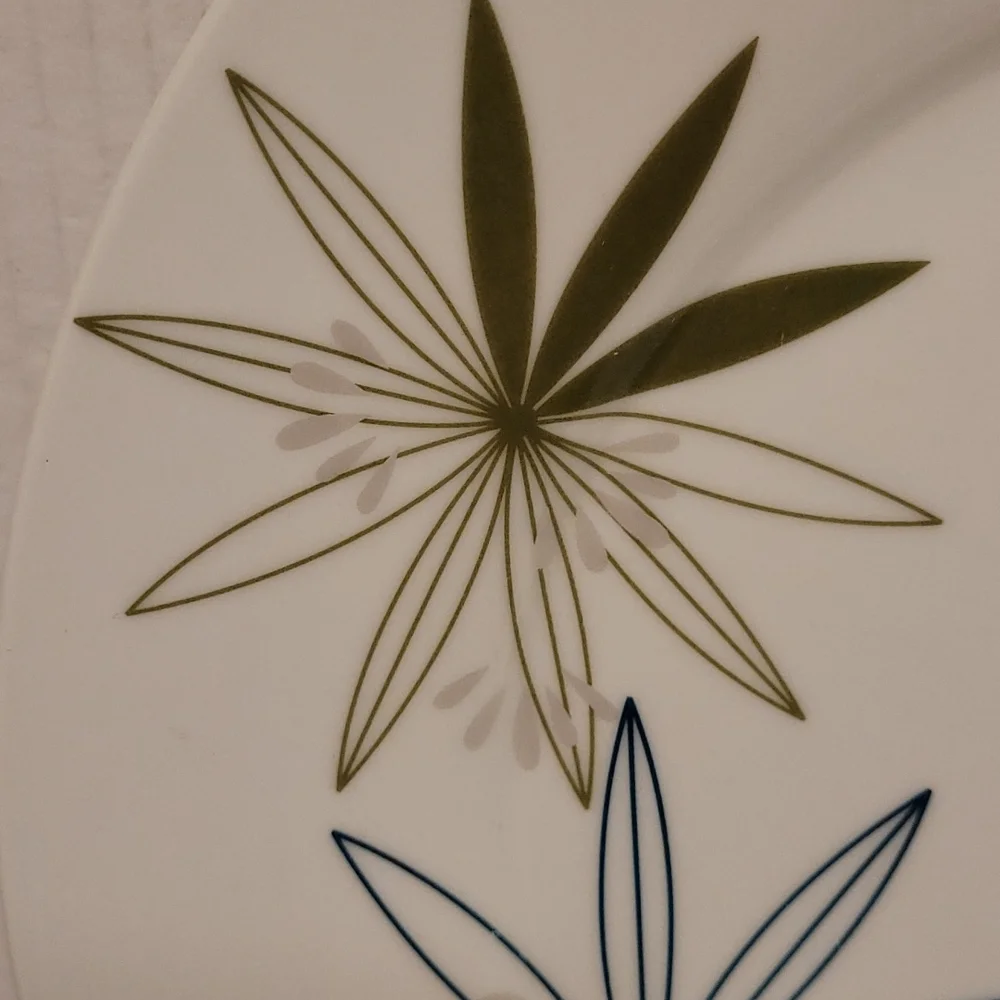 Pair of Pier 1 Kui Hua Plates